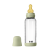 Set complet BIBS biberon din sticla anticolici cu tetina din latex, flux mediu, 240 ml, Sage