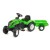 Falk - Tractor Garden master cu remorca verde