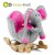 Kinderkraft - Balansoar 2 in 1 cu roti si sunete Elephant Pink