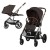 Carucior pentru nou nascut Cybex Balios S Lux Chocolate Brown, maner rotunjit