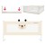 Bariera protectie pat culisanta cu buzunar XXL 180 cm Kidizi Funny Bear Beige, certificata EN71, inaltime reglabila 72-100 cm, model interconectabil