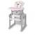 Scaun de masa multifunctional 2 in 1 Baby Design Candy pink 