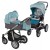 Carucior 2 in 1 Dotty Baby Design Turquoise