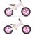 Toyz - Bicicleta de lemn fara pedale 2 in 1 Woody Pink