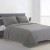 Cuvertura de pat matlasata cu doua fete 200x220 cm Kidizi Grey