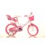 Dino Bykes - Bicicleta cu roti ajutatoare Hello Kitty 14 inch