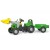Rolly Toys - Tractor cu pedale si remorca 023196