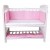 Aparatori laterale pentru pat cu laterala culisanta 120x60 cm Sweet Stars Pink