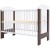 Patut din lemn 120x60 cm Calisto Ursulet maro Hubners