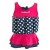 Konfidence - Costum inot copii cu sistem de flotabilitate ajustabil SPF 40+ Pink Skirt 4-5 ani