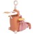 Valiza multifunctionala pentru papusi Smoby Baby Nurse Nursery Suitcase 3 in 1 cu 6 accesorii