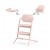 Scaun de masa pentru copii Cybex Gold Lemo 3 in 1 Pearl Pink, include scaun inalt, tavita si sezut cu opritor 