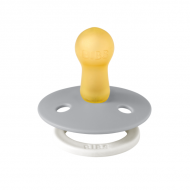 Suzeta Bibs fosforescenta Colour Glow Latex, tetina rotunda, 6 luni + Cloud