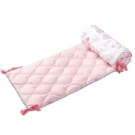 Aparatoare matlasata pentru patut 120x60 cm Kidizi Fairy Clouds Deluxe, inaltime 35 cm