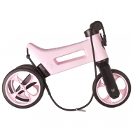 Tricicleta transformabila in bicicleta fara pedale Funny Wheels Rider SuperSport 2 in 1 Pastel Pink