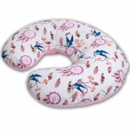 Perna pentru alaptare multifunctionala 3 in 1 Kidizi Celia Swallows, poate fi utilizat ca si suport tummy time si fotoliu bebe