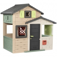 Casuta copii Smoby Life Friends Evo – casuta gradina mare 3 ani+, 6 ferestre, 2 usi, cutie postala, protectie UV, extensibila cu accesorii