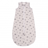 Sac de dormit copii ajustabil din material flausat 0-18 luni Kidizi Galaxy Grey, 1 tog