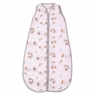 Sac de dormit copii de vara din muselina Kidizi Ducky 75 cm, 100% bumbac, 0-9 luni