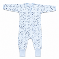 Salopeta pijama bebe cu fermoar si botosei manseta Kidizi Owly
