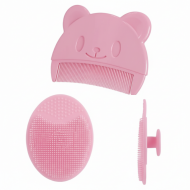 Set pieptan si perie pentru eliminarea crustei de lapte la bebelusi Kidizi roz