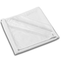 Protectie saltea impermeabila pentru patut co-sleeper din frotir Kidizi, dimensiune 90x50 cm