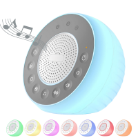 Dispozitiv de sunete albe si melodii cu lumina de veghe Kidizi W05, 31 sunete, 8 culori, functie memorie, timer