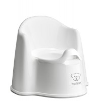 Olita cu protectie spate BabyBjorn Potty Chair White