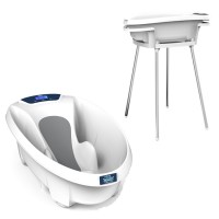 RESIGILAT Cadita 3 in 1 cu termometru cantar si stand Aquascale V3