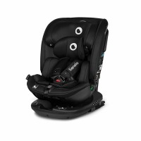 Scaun auto rotativ 360 grade, Lionelo, Bastiaan RWF i-Size, Pozitie de somn, Protectie laterala, 0-36 Kg, Cu Isofix si Centura Top Tether, Conform cu standardul european de securitate ECE R129, Negru