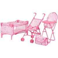 Set jucarii pentru papusi Chipolino Trixy 3 in 1 stars