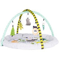 Covoras de joaca Chipolino Forest cu cinci jucarii detasabile