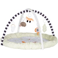 Covoras de joaca Chipolino Little Fox cu cinci jucarii detasabile