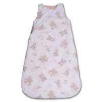 Sac de dormit copii din bumbac reglabil 0-24 luni Kidizi Sleepy Teddy, 1 tog