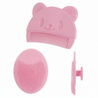 Set pieptan si perie pentru eliminarea crustei de lapte la bebelusi Kidizi roz