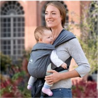 Marsupiu ergonomic Manduca Twist Grey-Mint, tip wrap tai