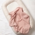 Set 3 paturici din muselina dubla moale 78x78 cm Kidizi Pink, 100% bumbac