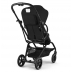 Set carucior 2 in 1 Cybex Eezy S Twist+ 2 cu landou si adaptori, Magic Black, cadru negru, recomandat de la nastere si pana la 22kg
