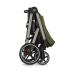 Carucior pentru nou nascut Cybex Balios S Lux Moss Green, maner rotunjit