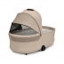 Carucior 2 in 1 Cybex Balios S Lux Almond Beige cu Landou Cot S Lux si parte sport reversibila, de la nastere pana la 22 kg