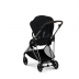 Carucior reversibil 2 in 1 Cybex Melio Moon Black, landou inclus