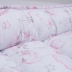 Set bebe nou-nascut 5 piese Kidizi - Babynest Cocoon 90x50 cm, prosop cu gluga 90x90 cm, paturica din muselina, 2 aleze impermeabile si centura anticolici - Fairy Clouds