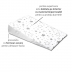 Husa schimb impermeabila pentru perna antireflux multifunctionala 70x40 cm Kidizi Galaxy Grey