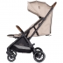 Carucior gemeni Chipolino Twinity Tiramisu, 0-4 ani, pliere automata, 22 kg/sezut, cadru aluminiu