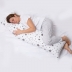 Perna pentru dormit lateral cu husa din bumbac detasabila 145x45 cm Kidizi Galaxy Grey