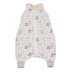 RESIGILAT Sac de dormit cu picioare pentru copii 18-36 luni Kidizi Forest Friends 1 tog, mansete transformabile in soseta