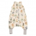 Sac de dormit cu picioare 18-36 luni Kidizi Baby Animals 1 tog, mansete transformabile in soseta