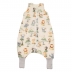 Sac de dormit cu picioare 18-36 luni Kidizi Baby Animals 1 tog, mansete transformabile in soseta