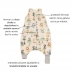 Sac de dormit cu picioare 18-36 luni Kidizi Baby Animals 1 tog, mansete transformabile in soseta