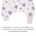 Sac de dormit cu picioare de vara din muselina 6-18 luni Kidizi All Mint Stars, 0.5 tog